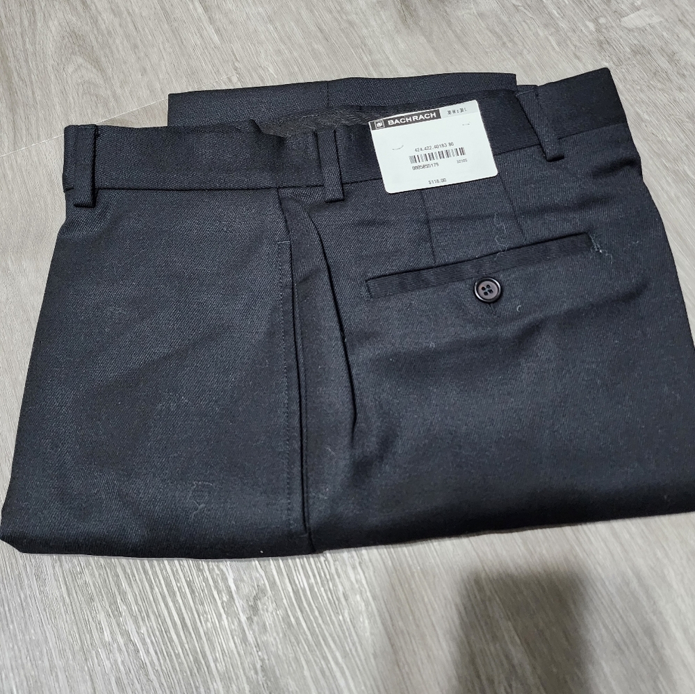 Bachrach Men's black dress pant 30×30
